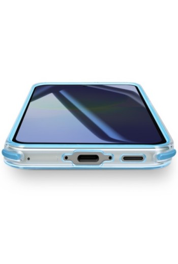 Cover Samsung Galaxy A36 bi-materiale Antiurto - Blu
