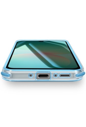 Custodia bicolore antiurto per Samsung Galaxy A26 - Blu