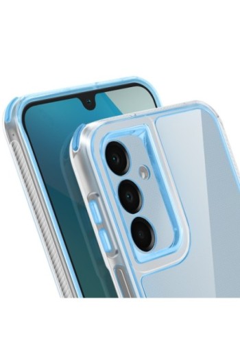Custodia bicolore antiurto per Samsung Galaxy A16 - Blu
