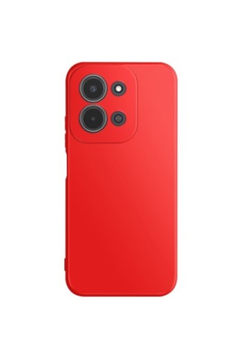 Custodia in silicone con fotocamera protetta per Xiaomi Redmi 15C - Rossa