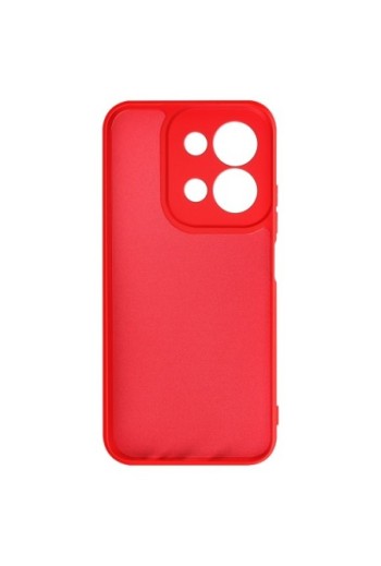 Custodia in silicone con fotocamera protetta per Xiaomi Redmi 15C - Rossa