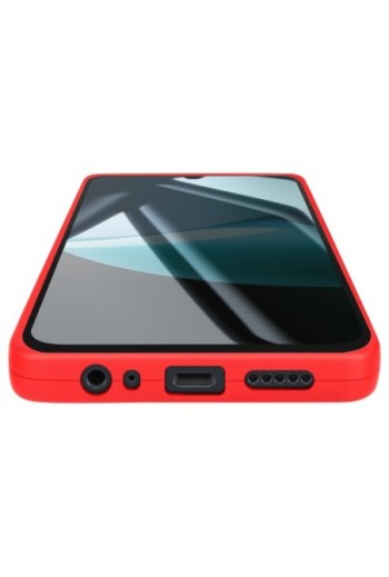 Custodia in silicone con fotocamera protetta per Xiaomi Redmi 15C - Rossa