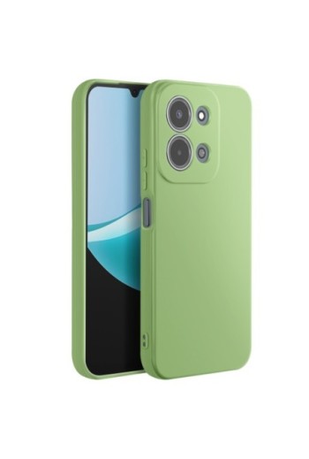 Custodia in silicone con fotocamera protetta per Xiaomi Redmi 15C - Verde matcha