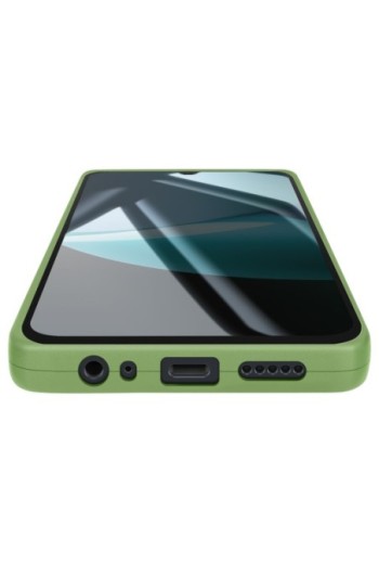 Custodia in silicone con fotocamera protetta per Xiaomi Redmi 15C - Verde matcha