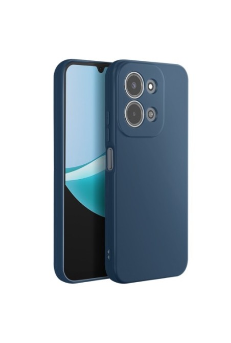 Custodia in silicone con fotocamera protetta per Xiaomi Redmi 15C - Blu notte