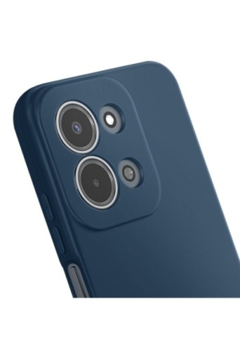 Custodia in silicone con fotocamera protetta per Xiaomi Redmi 15C - Blu notte