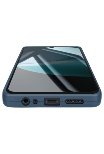 Custodia in silicone con fotocamera protetta per Xiaomi Redmi 15C - Blu notte