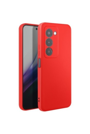 Custodia in silicone con fotocamera protetta per Xiaomi Redmi 15 5G - Rossa