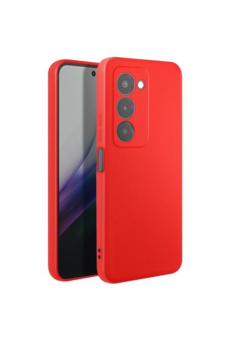 Custodia in silicone con fotocamera protetta per Xiaomi Redmi 15 5G - Rossa