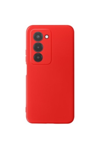 Custodia in silicone con fotocamera protetta per Xiaomi Redmi 15 5G - Rossa