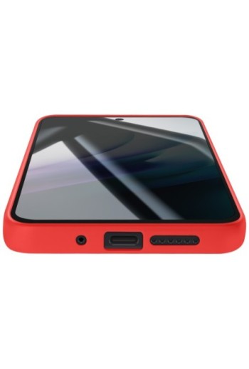 Custodia in silicone con fotocamera protetta per Xiaomi Redmi 15 5G - Rossa