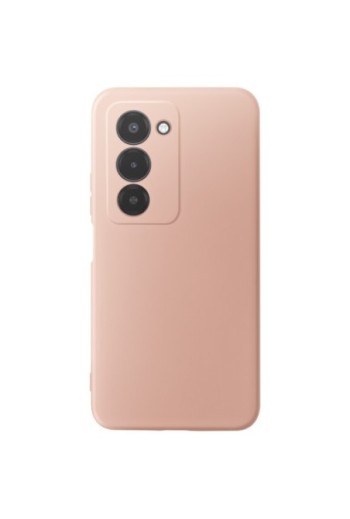 Custodia in silicone con fotocamera protetta per Xiaomi Redmi 15 5G - Rosa cipria