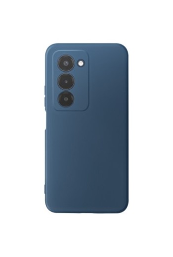 Custodia in silicone con fotocamera protetta per Xiaomi Redmi 15 5G - Blu notte