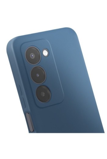 Custodia in silicone con fotocamera protetta per Xiaomi Redmi 15 5G - Blu notte