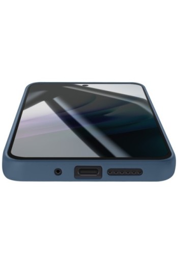 Custodia in silicone con fotocamera protetta per Xiaomi Redmi 15 5G - Blu notte