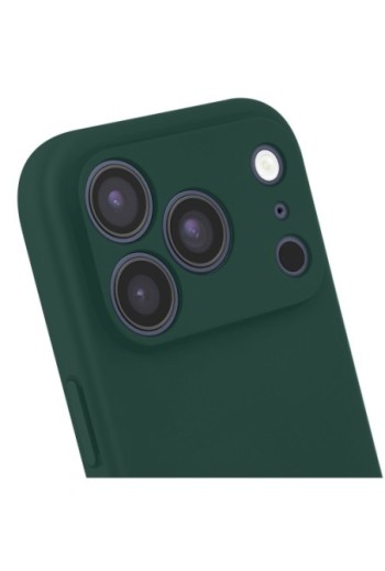 Cover semi-rigida Soft Touch per iPhone 17 Pro Max - Verde