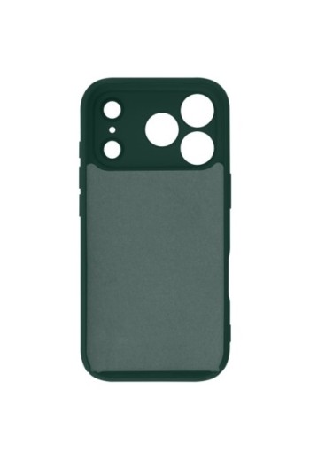 Cover semi-rigida Soft Touch per iPhone 17 Pro Max - Verde