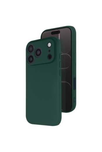 Cover semi-rigida Soft Touch per iPhone 17 Pro Max - Verde