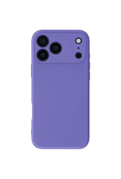 Cover semi-rigida Soft Touch per iPhone 17 Pro Max - Viola