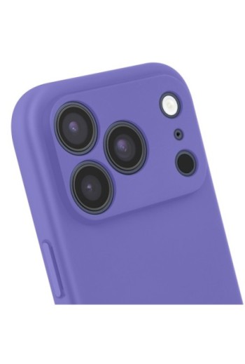 Cover semi-rigida Soft Touch per iPhone 17 Pro Max - Viola