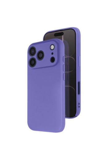Cover semi-rigida Soft Touch per iPhone 17 Pro Max - Viola