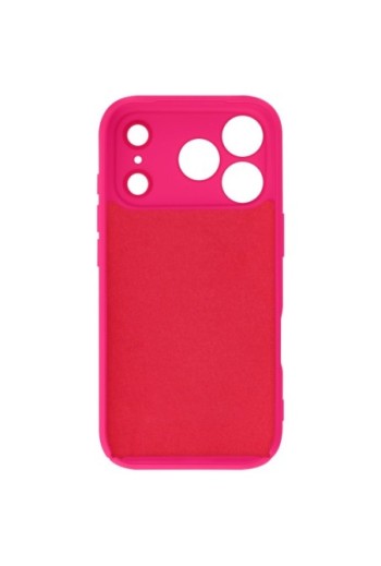 Cover semi-rigida Soft Touch per iPhone 17 Pro Max - Fucsia