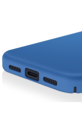 Cover semi-rigida Soft Touch per iPhone 17 Pro Max - Blu
