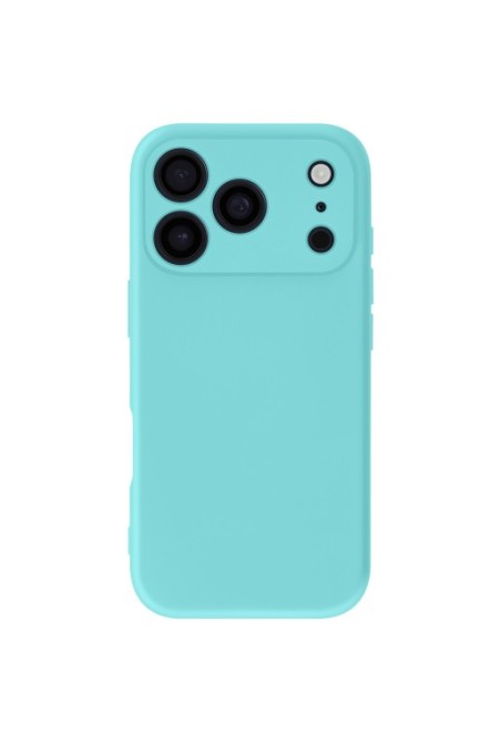 Cover semi-rigida Soft Touch per iPhone 17 Pro - Turchese