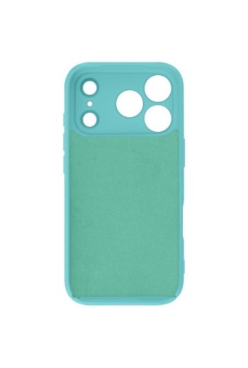 Cover semi-rigida Soft Touch per iPhone 17 Pro - Turchese
