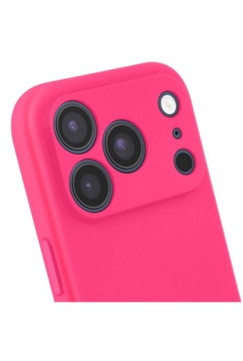 Cover semi-rigida Soft Touch per iPhone 17 Pro - Fucsia