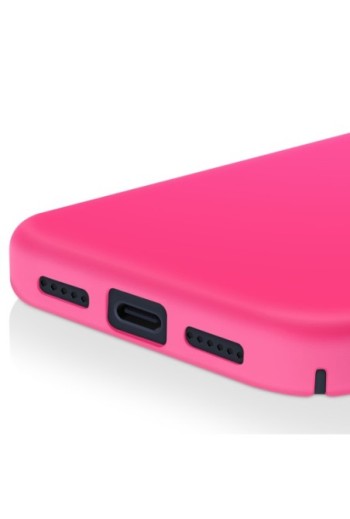 Cover semi-rigida Soft Touch per iPhone 17 Pro - Fucsia