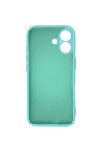 Cover in silicone Soft Touch per iPhone 17 - Turchese