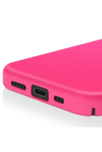 Cover in silicone Soft Touch per iPhone 17 - Fucsia