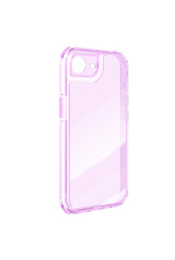 Cover iPhone 16e bi-materiale antiurto - Viola