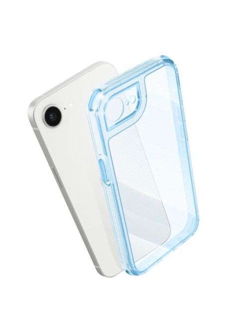 Cover iPhone 16e bi-materiale antiurto - Blu