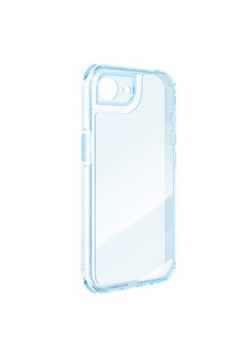Cover iPhone 16e bi-materiale antiurto - Blu