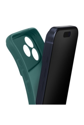 Cover flessibile anti-impronte iPhone 17 Pro Max - Verde scuro