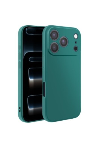 Cover flessibile anti-impronte iPhone 17 Pro Max - Verde scuro