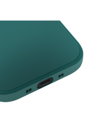 Cover in Silicone antiurto per iPhone Air - Verde Opalino Opaco