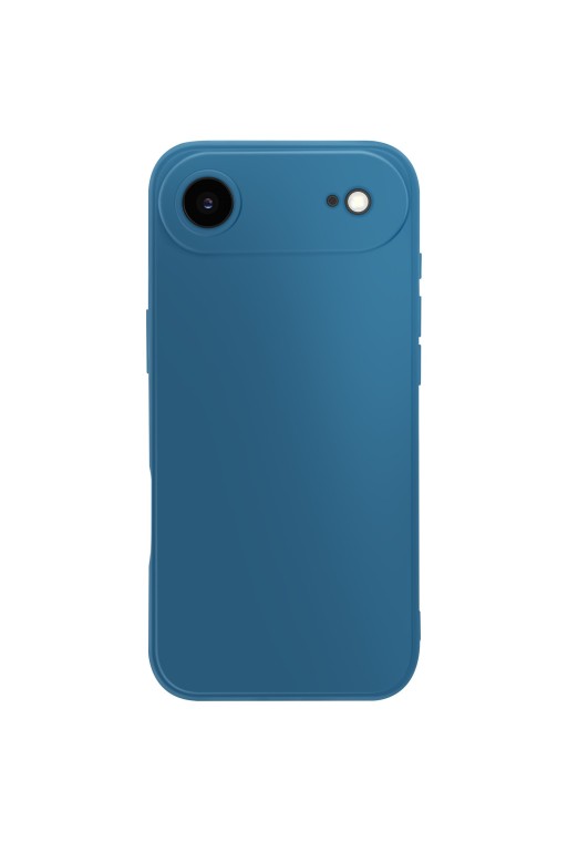 Cover in Silicone antiurto per iPhone Air - Blu Opaco