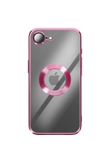 Custodia in Silicone iPhone 16e - Bordo Cromato Rosa