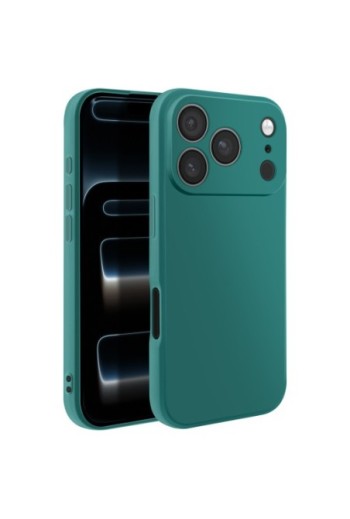 Custodia in Silicone antiurto iPhone 17 Pro - Verde Abete Opaco