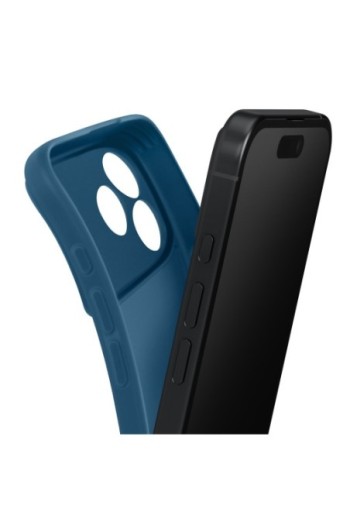 Custodia in Silicone antiurto iPhone 17 Pro - Blu Opaco