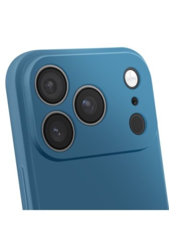 Custodia in Silicone antiurto iPhone 17 Pro - Blu Opaco