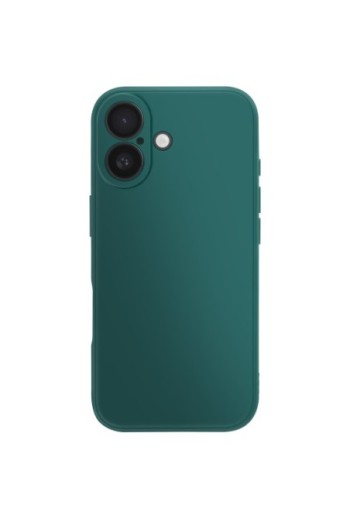 Custodia in Silicone Antiurto iPhone 17 - Verde Scuro Opaco