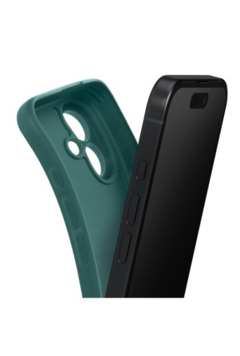 Custodia in Silicone Antiurto iPhone 17 - Verde Scuro Opaco