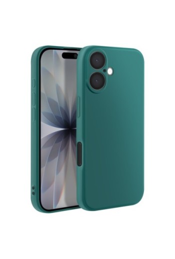 Custodia in Silicone Antiurto iPhone 17 - Verde Scuro Opaco