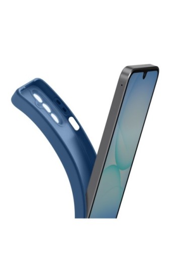 Cover in Silicone antishock Samsung Galaxy A17 - Blu Opaco