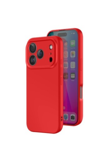 Cover Silicone Soft Touch per iPhone 17 Pro Max - Rossa