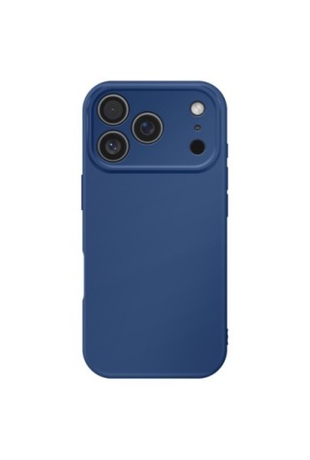 Cover Silicone Soft Touch per iPhone 17 Pro Max - Blu Marino